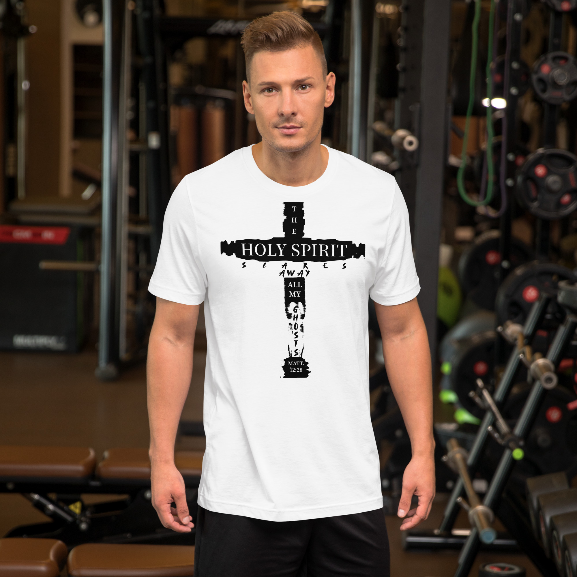 The Holy Spirit Scares Away All My Ghosts T-Shirt - Image 4