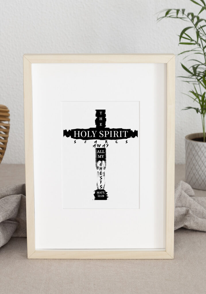 printable scares all my ghosts graphic design