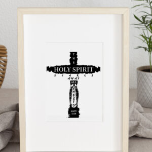 Holy Spirit Scares All Ghosts graphic printable